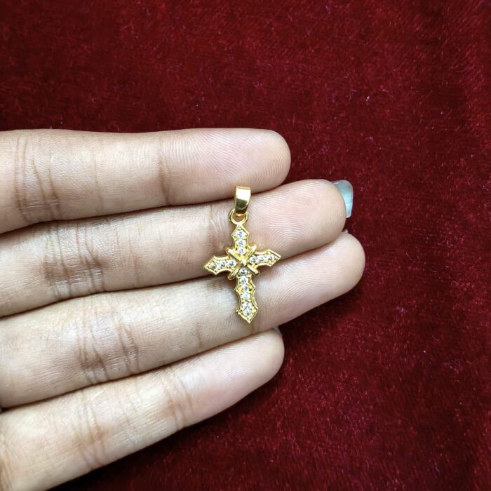 CRISTIAN CROSS AD STONE PENDANT (CL028)