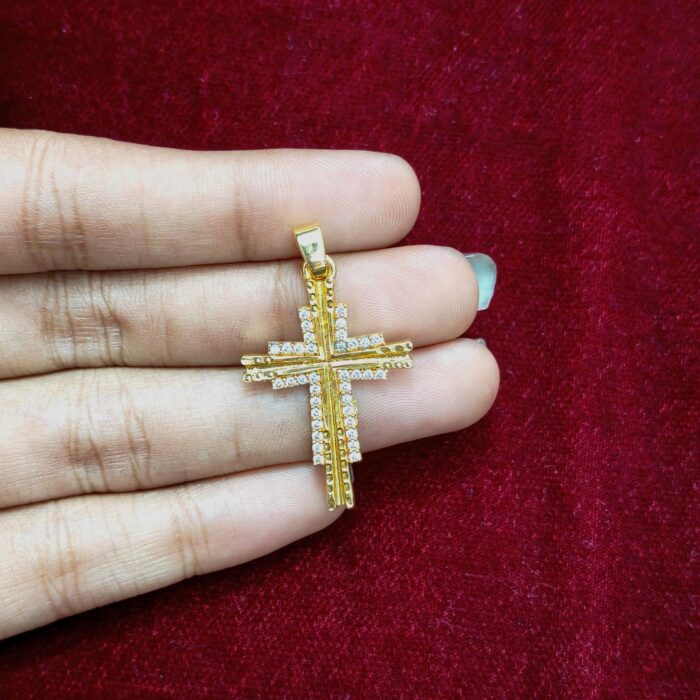 CRISTIAN CROSS AD STONE PENDANT (CL029)