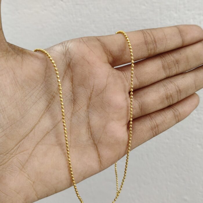 18 INCH  MINI BEADED LINE CHAIN (CH6P032)