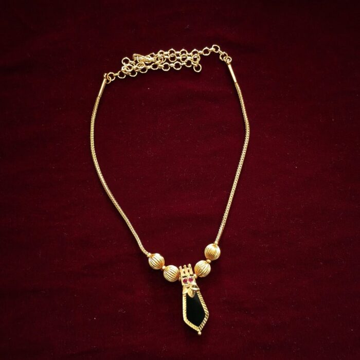 (TC038) GOLD PLATED NAGAPADAM NECKLACE