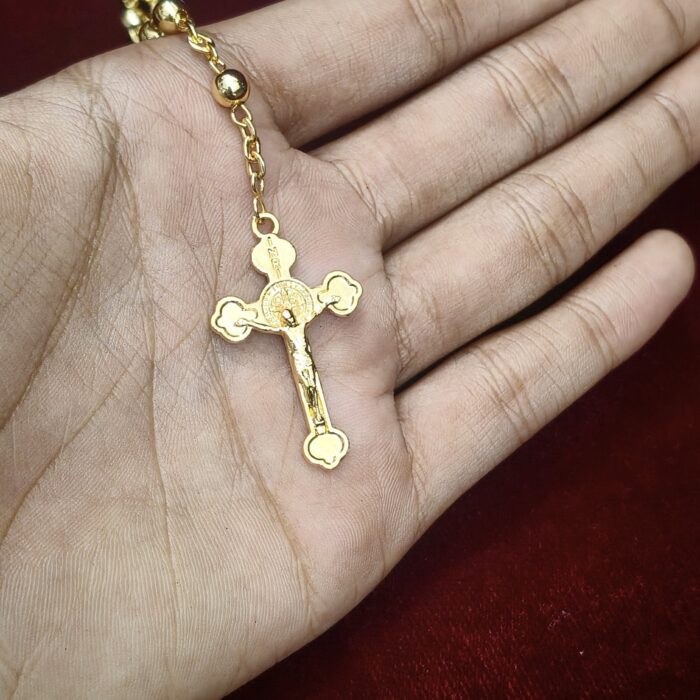 GOLD PLATED ROSARY (KM006)