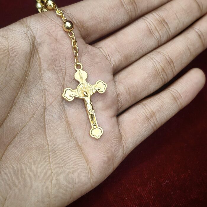 GOLD PLATED ROSARY (KM006)