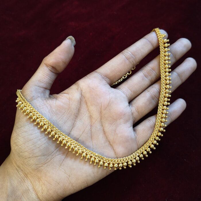 (TC037) TRADITIONAL GOLD PLATED NECKLACE