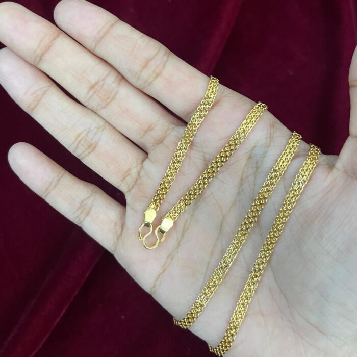 24 INCH GOLD PLATED URVASHI CHAIN (CH8P040)