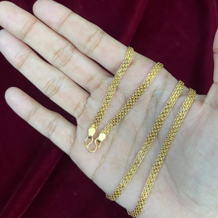 24 INCH GOLD PLATED URVASHI CHAIN (CH8P040)