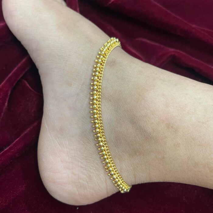 ANKLET  GOLD PLATED VAYGHA ANKLET (ANK048)