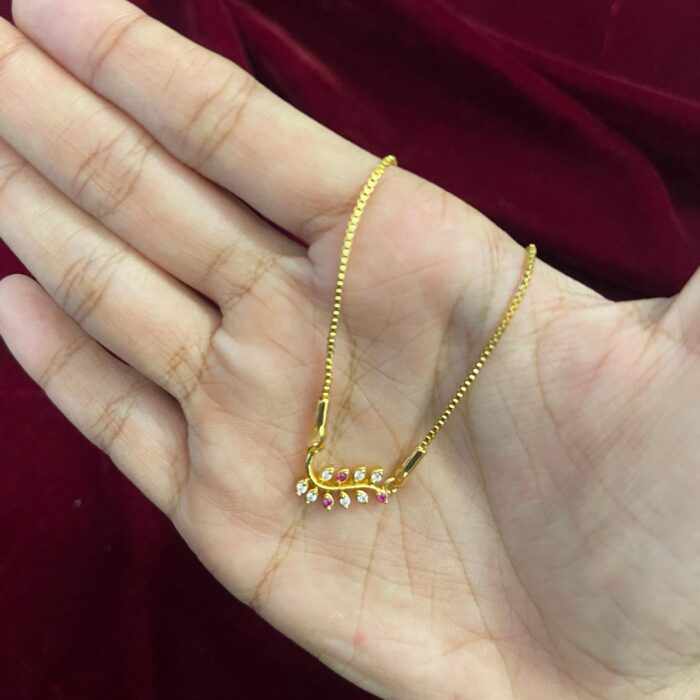 (NECK070) 18INCHS GOLD PLATED NECKLACE