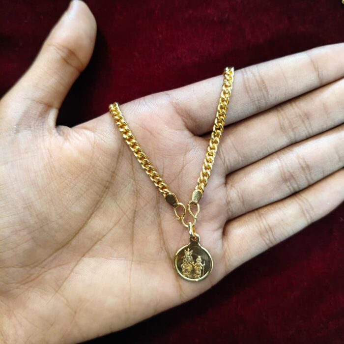 15 INCHES KIDS CHAIN WITH MUTHAPPAN LOCKET