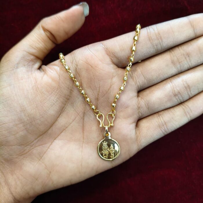 15 INCHES KIDS CHAIN WITH MUTHAPPAN LOCKET