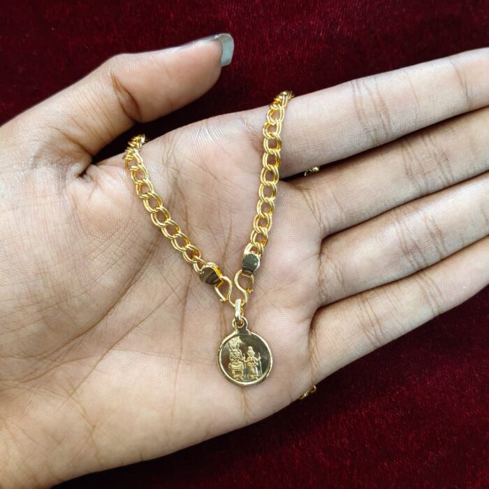 15 INCHES KIDS CHAIN WITH MUTHAPPAN LOCKET