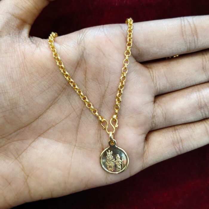 15 INCHES KIDS CHAIN WITH MUTHAPPAN LOCKET