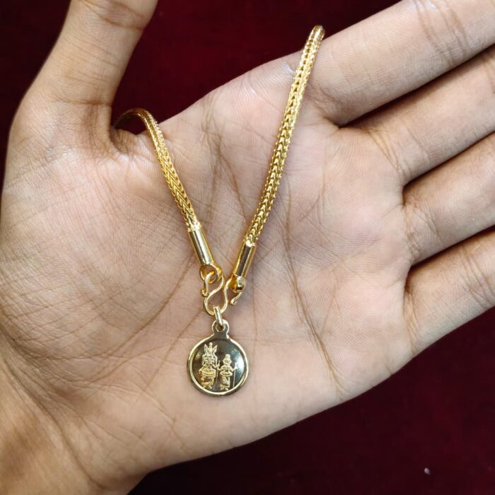 15 INCHES KIDS CHAIN WITH MUTHAPPAN LOCKET
