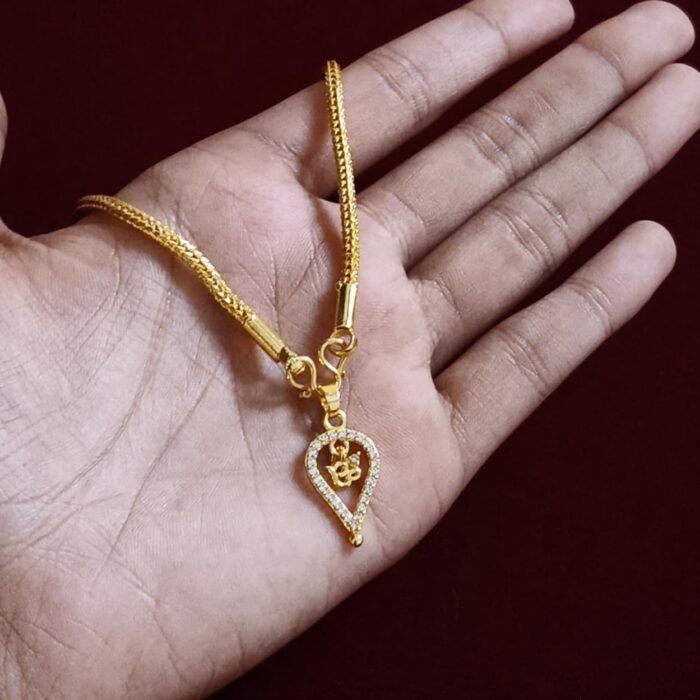 24 INCHES SNAKE CHAIN WITH DAIMOND REPLICA