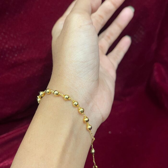 GOLD PLATED HAND ROSARY  (KM009)