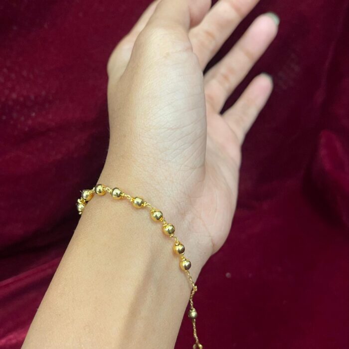 GOLD PLATED HAND ROSARY  (KM009)
