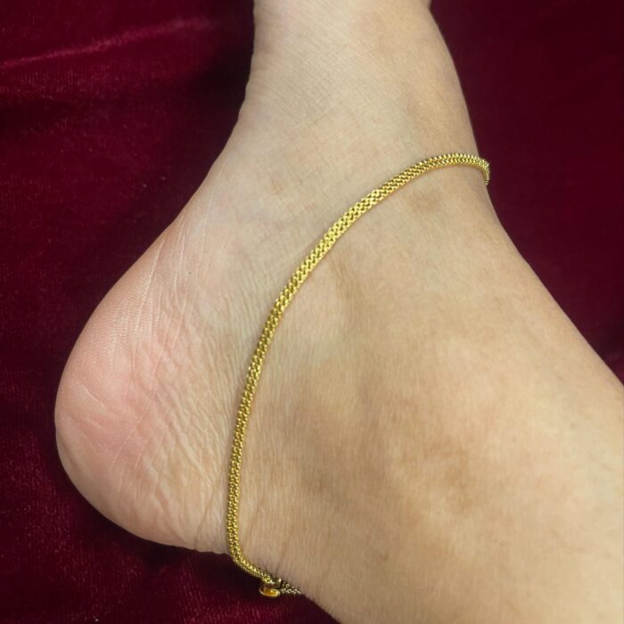 ANKLET 2 LINE BOX ANKLET (ANK002)