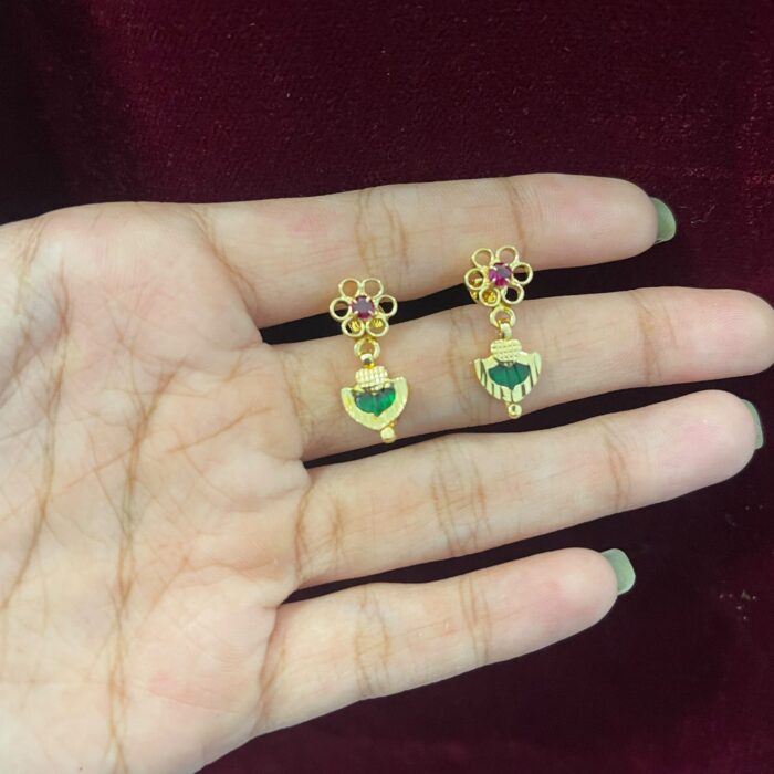 GHSTD020 TRADITIONAL PALAKKA EARRING
