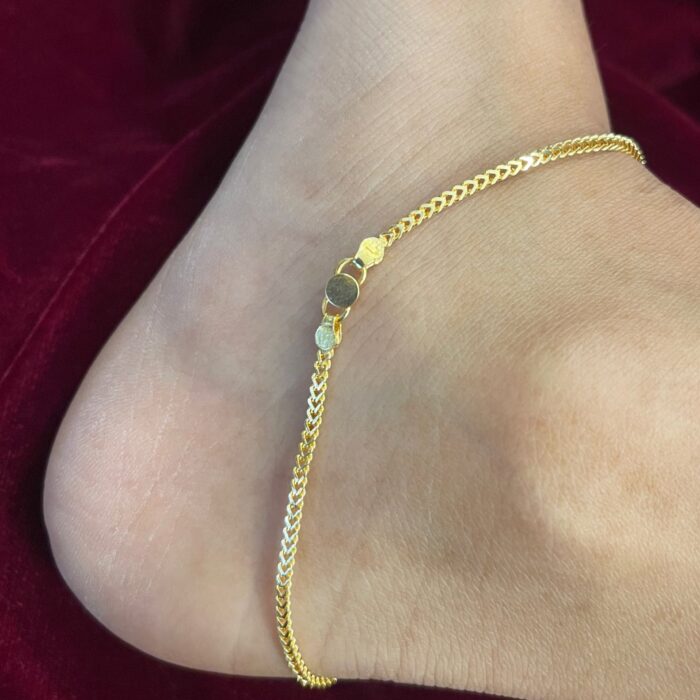 GOLD PLATED ARROW ANKLET (ANK049)