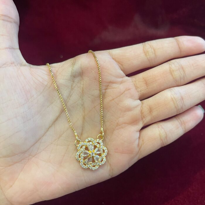 (NECK076) 18INCHS GOLD PLATED NECKLACE