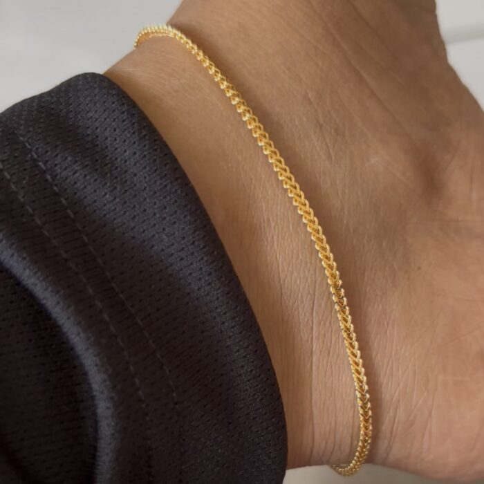 GOLD PLATED ARROW ANKLET (ANK049)