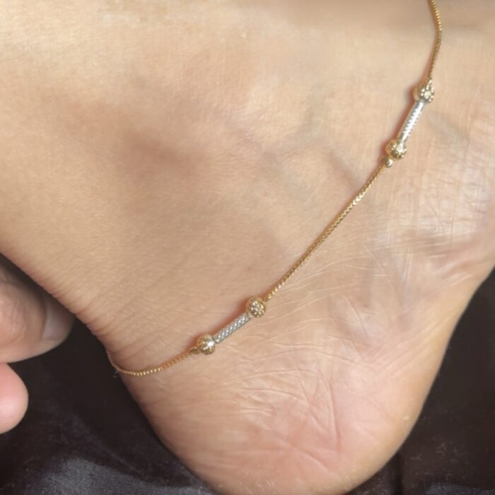 ANKLET  SMALL TUBE BALL ANKLET (ANK050)